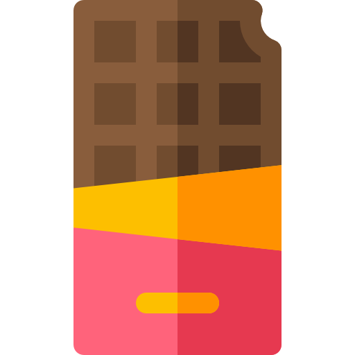 barra de chocolate icono gratis