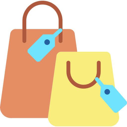 Shopping bag icon Icongeek26 Flat