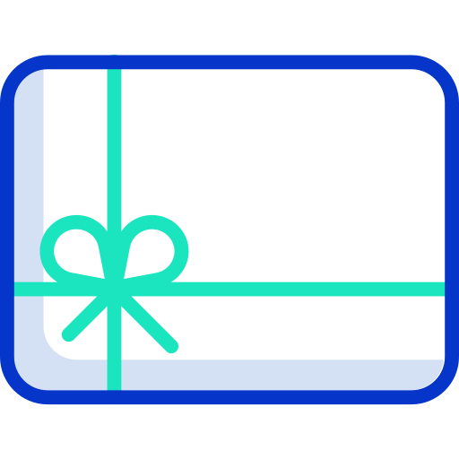 tarjeta de regalo icono gratis