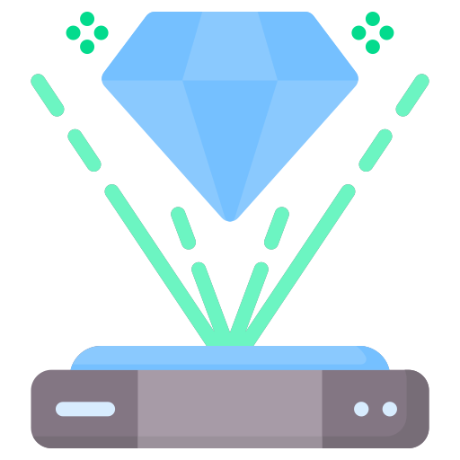 Hologram free icon