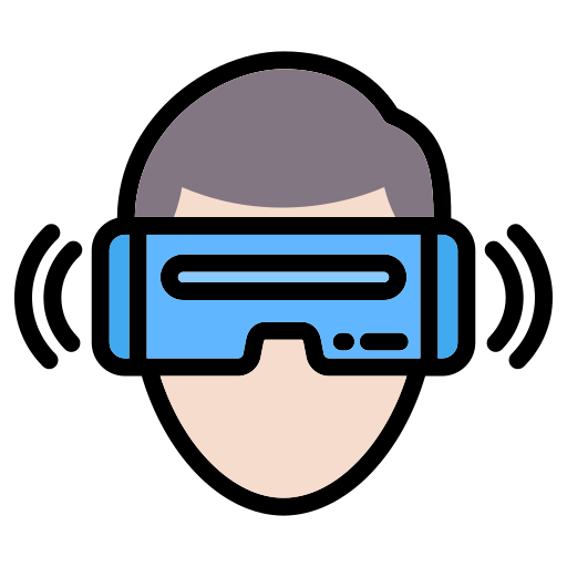 Virtual reality Generic color lineal-color icon