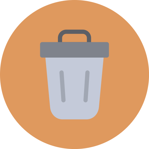 contenedor de basura icono gratis