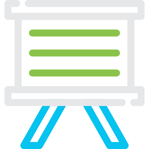 희고 매끄러운 칠판 무료 아이콘