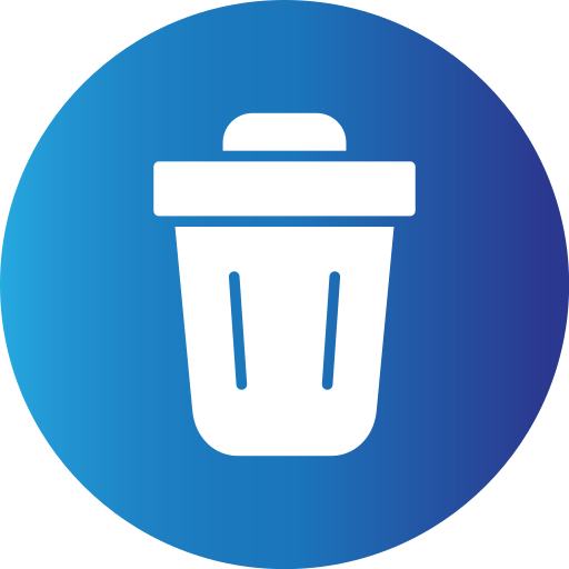 contenedor de basura icono gratis