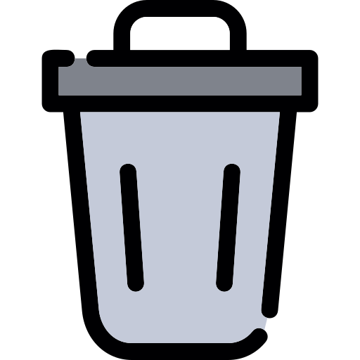 contenedor de basura icono gratis