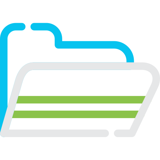 pasta grátis ícone