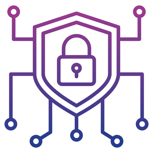 la seguridad cibernética icono gratis