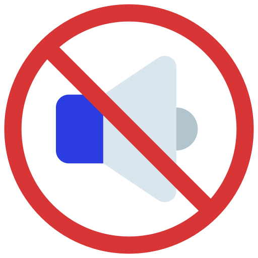 sin sonido icono gratis