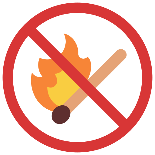 No fire free icon
