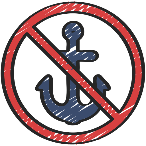 No anchor free icon No anchor free icon