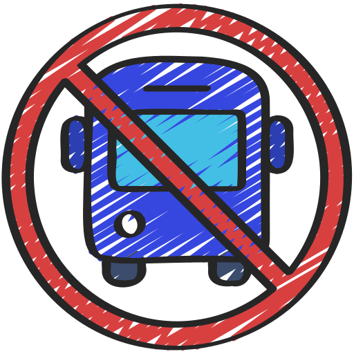 pas de bus Icône gratuit pas de bus Icône gratuit