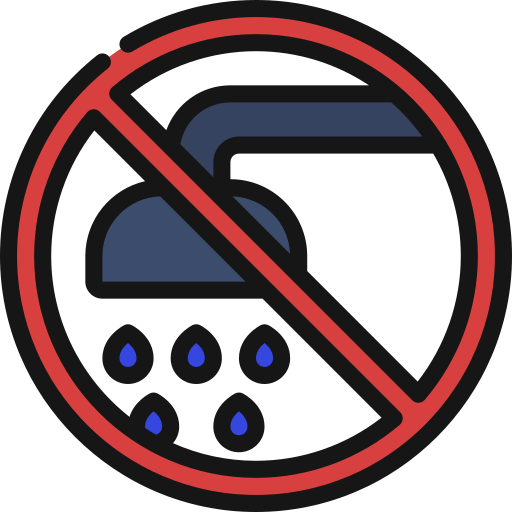 pas de douche Icône gratuit