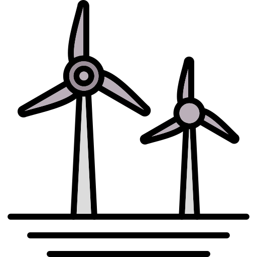 Énergie éolienne Icône gratuit Énergie éolienne Icône gratuit