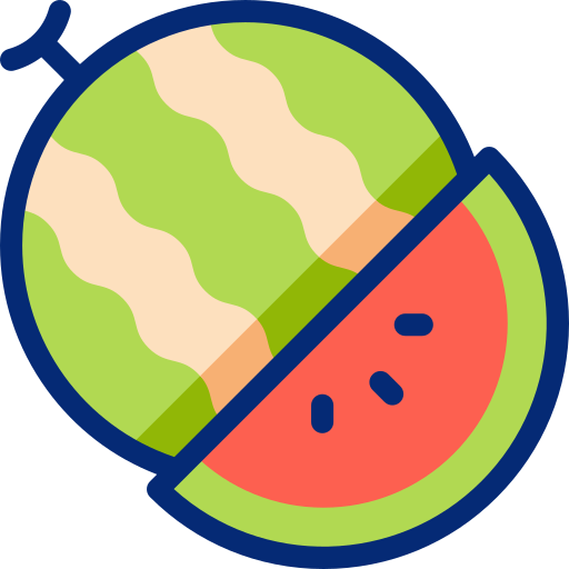 sandía icono gratis