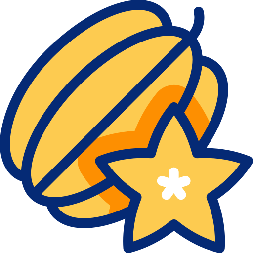 fruta estrella icono gratis
