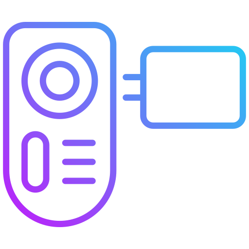 camara de video icono gratis