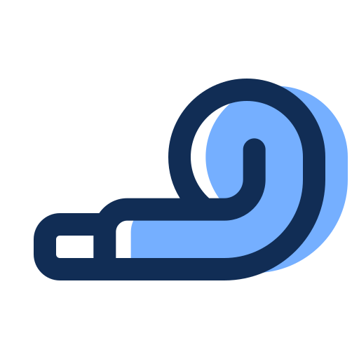 soplador de fiesta icono gratis