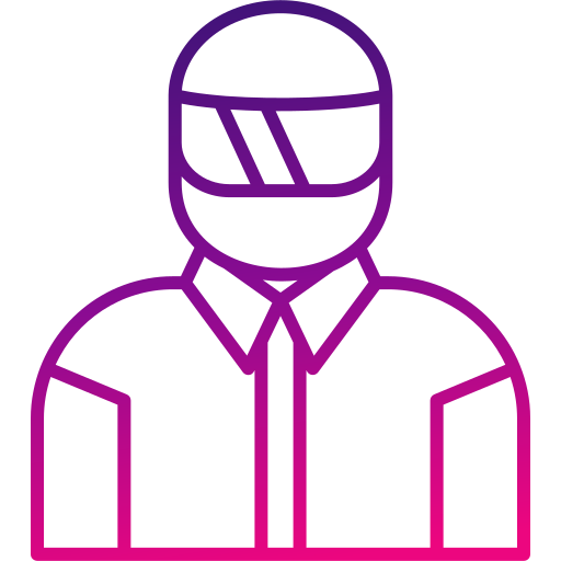 motociclista icono gratis