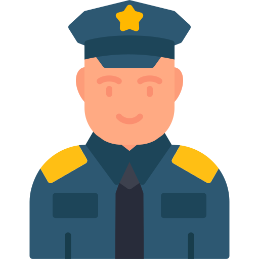 policier Icône gratuit policier Icône gratuit