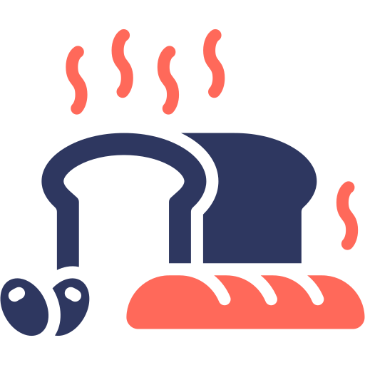 tostada icono gratis