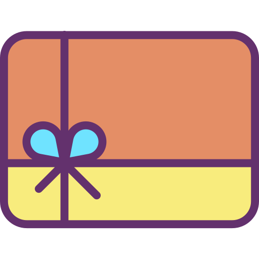 tarjeta de regalo icono gratis