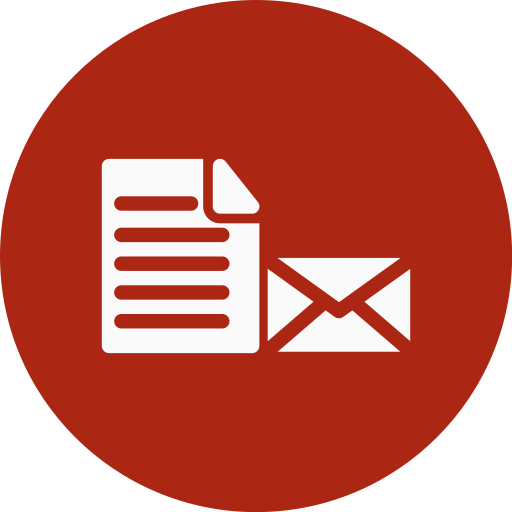 documento de correo icono gratis