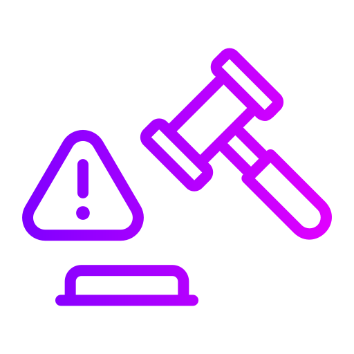 Warning free icon