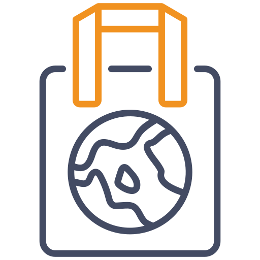 bolsa ecológica icono gratis
