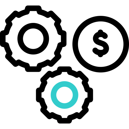 administración del dinero icono gratis