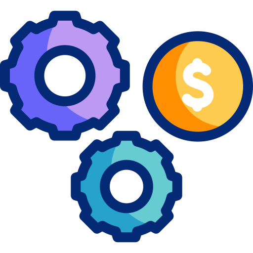 administración del dinero icono gratis