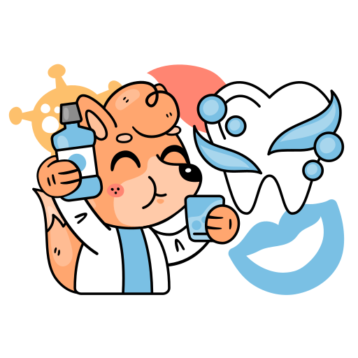 Mouthwash free sticker Mouthwash free sticker