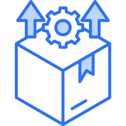 gestión de productos icono gratis