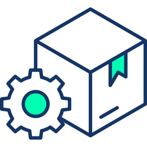 gestión de productos icono gratis