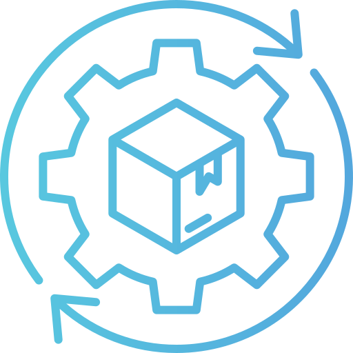 gestión de productos icono gratis