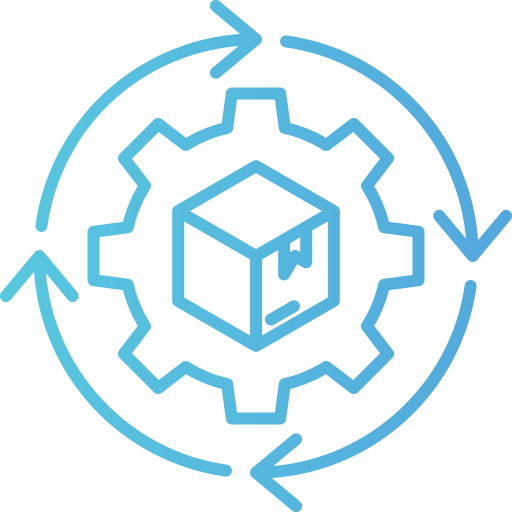 gestión de productos icono gratis