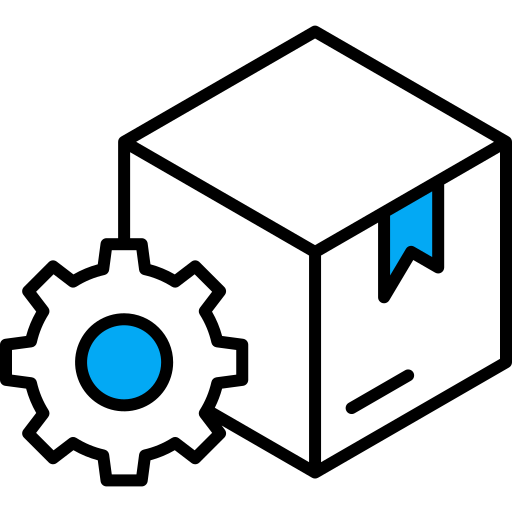 gestión de productos icono gratis