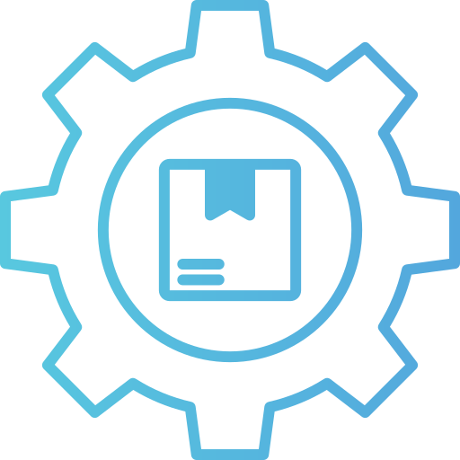 gestión de productos icono gratis