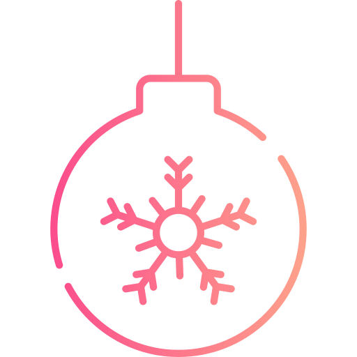boule de noel Icône gratuit