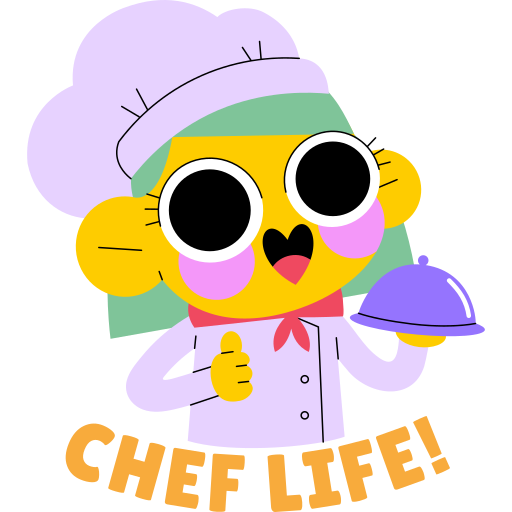 Chef free sticker Chef free sticker