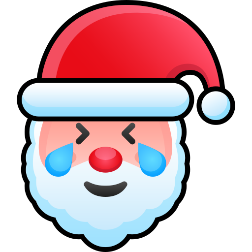 cara de papá noel icono gratis