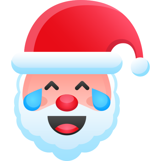 cara de papá noel icono gratis
