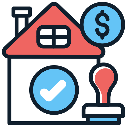 préstamo hipotecario icono gratis