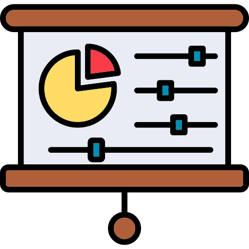 visualización icono gratis