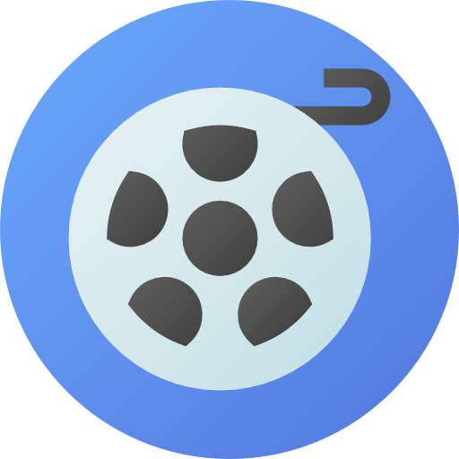 carrete de película icono gratis