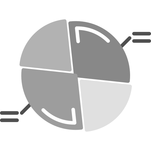 gráfico circular icono gratis