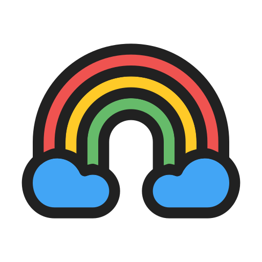 arcoíris icono gratis