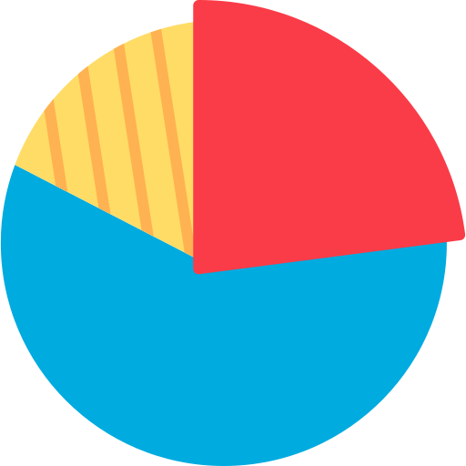 gráfico circular icono gratis