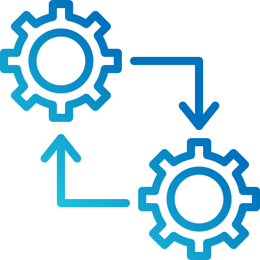 Process Generic gradient outline icon