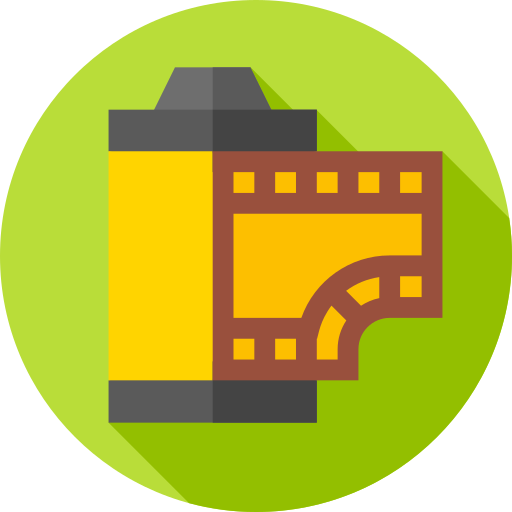 Film Flat Circular Flat icon