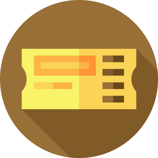 billet Icône gratuit